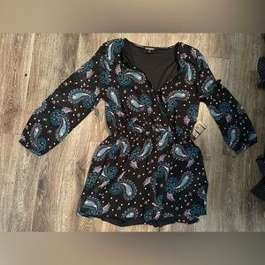 Express paisley romper